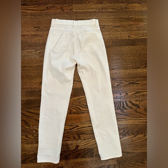 Mott + Bow Mercer Mom Jeans in White Size 26 - Picture 3 of 9